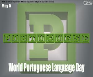 puzzel Wereld Portugese Taaldag