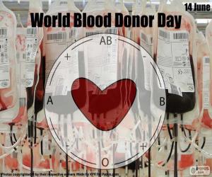 puzzel Werelddag Bloed Donor