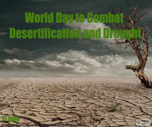 puzzel Werelddag van de strijd tegen woestijnvorming