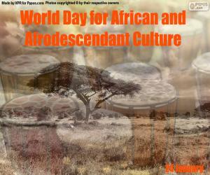 puzzel Werelddag voor Afrikaanse en Afrodescendante Cultuur