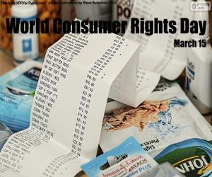 puzzel Werelddag voor consumentenrechten