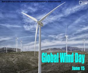 puzzel Wereldwijde Winddag