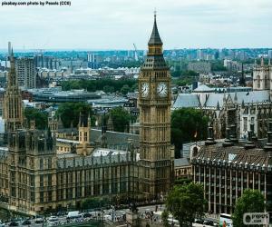 puzzel Westminster, Big Ben, London