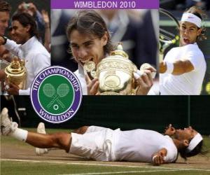 puzzel Wimbledon 2010 kampioen Rafael Nadal