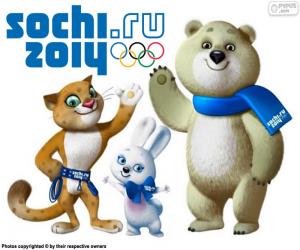 puzzel Winterspelen van Sochi 2014