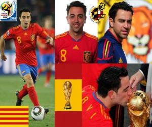 puzzel Xavi Hernandez (Het estafettestokje) Spaanse nationale elftal Middenvelder