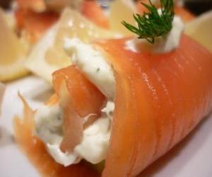 puzzel Zalm rollen