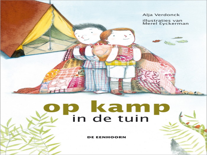 Op kamp in de tuin  puzzle