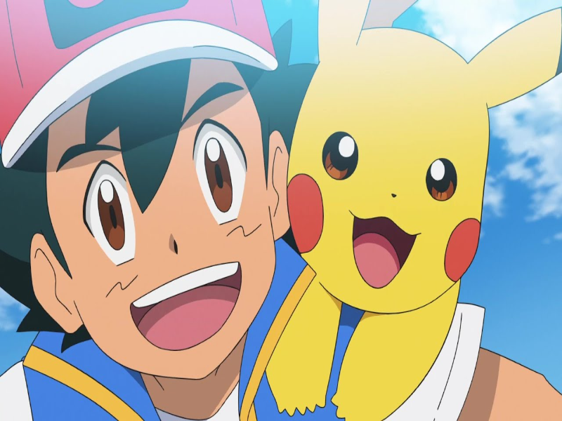 Ash en Pikachu puzzle